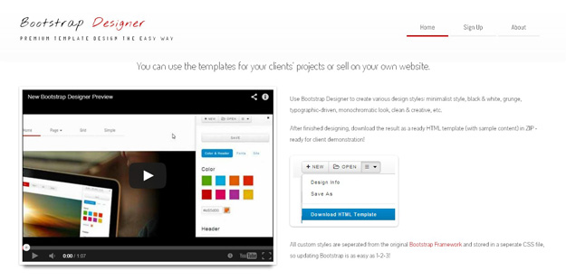 Bootstrap Designer